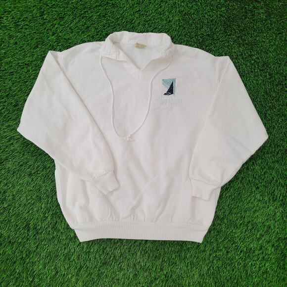 Vintage Niagara-Falls Collared Sweatshirt Medium 23x26 Baggy New-York - Picture 10 of 13